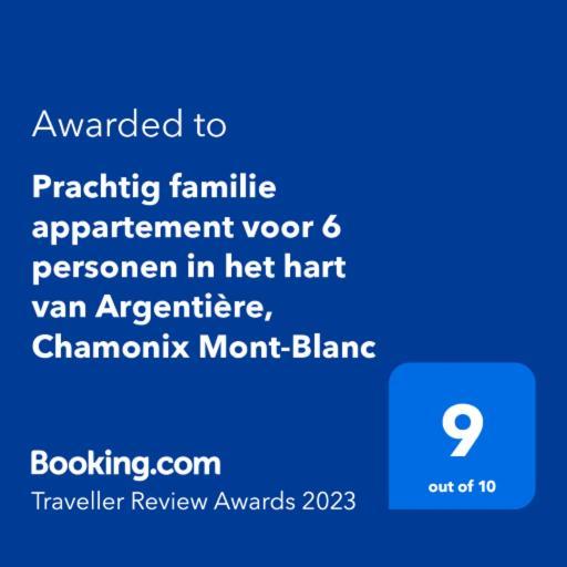 Prachtig Familie Appartement Voor 6 Personen In Het Hart Van Argentiere, Chamonix Mont-Blanc Exteriör bild